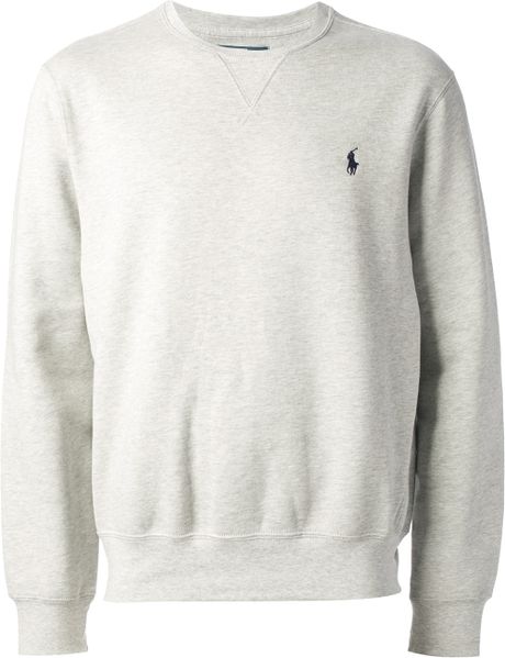Polo Ralph Lauren Estate Fleece Sweatshirt in Gray for Men (grey) | Lyst