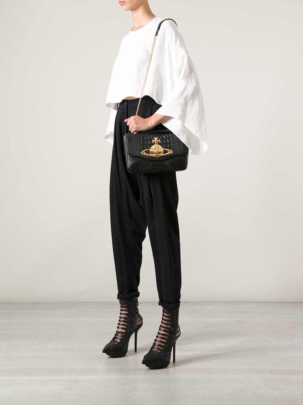 Vivienne westwood Ebury Shoulder Bag in Black Lyst