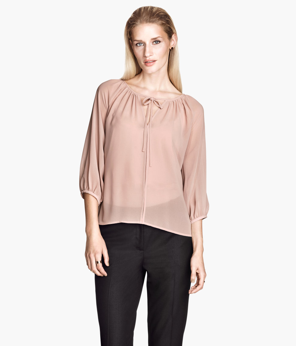 long blouse h&m