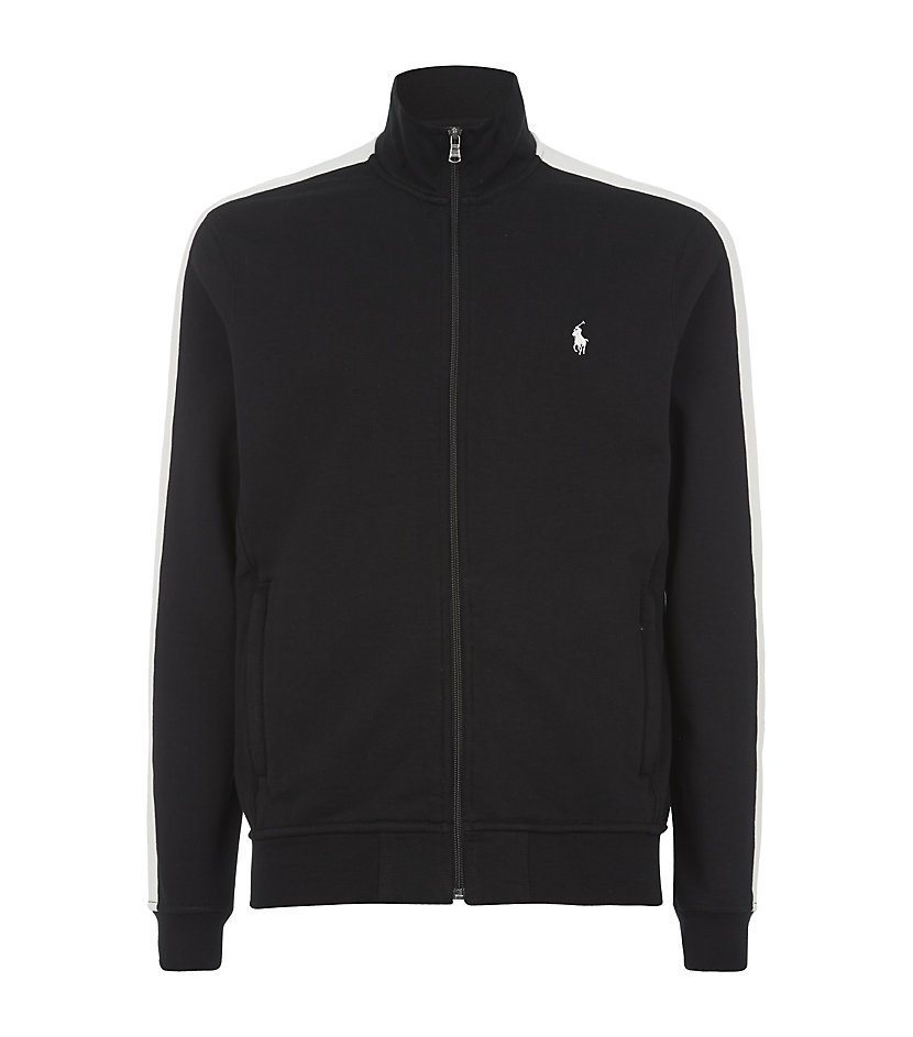 Polo Ralph Lauren Estate Fleece Track Jacket in Black for Men | Lyst