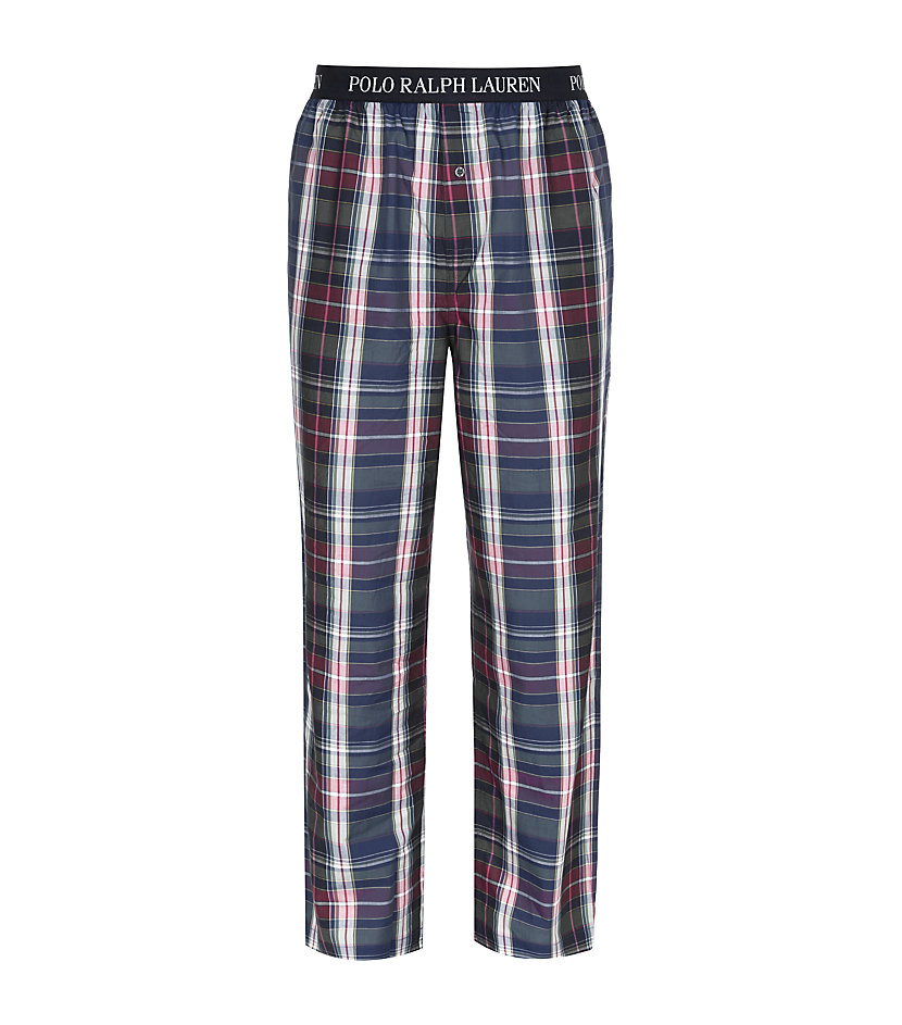 Polo ralph lauren Plaid Pyjama Pant in Blue for Men | Lyst