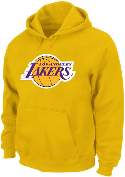 Majestic Los Angles Lakers Pullover Hoodie in Yellow for Men (Gold) | Lyst