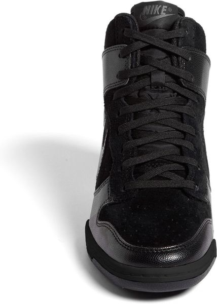 Nike Dunk Sky Hi Wedge Sneaker in Black (Black/ Black) | Lyst
