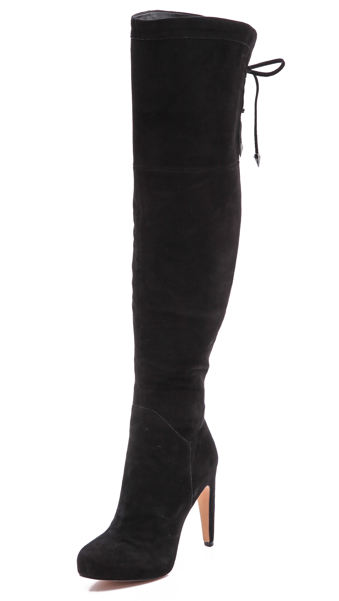 Sam edelman Kayla Over The Knee Boots in Black | Lyst