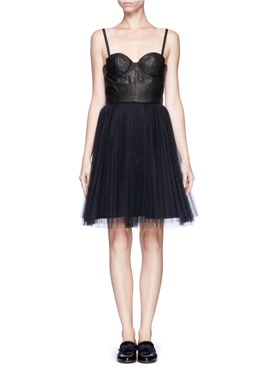 bodice tulle dress