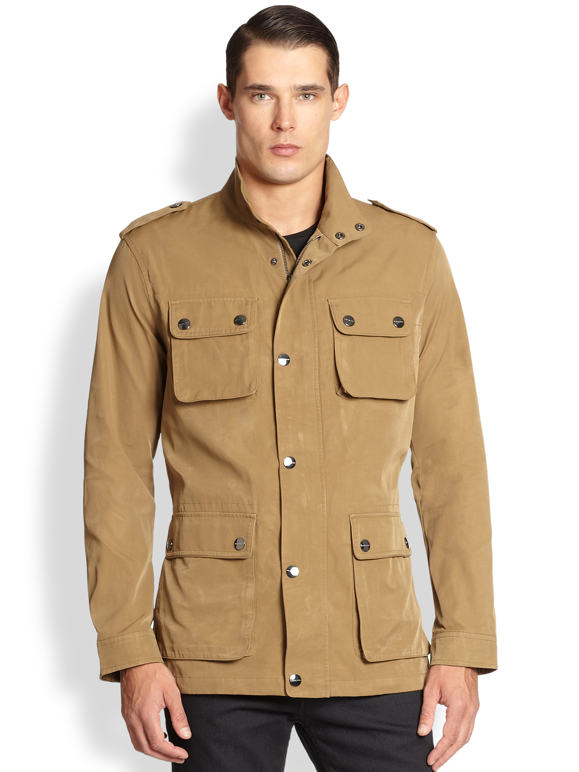 Michael kors Utility Jacket in Natural for Men | Lyst