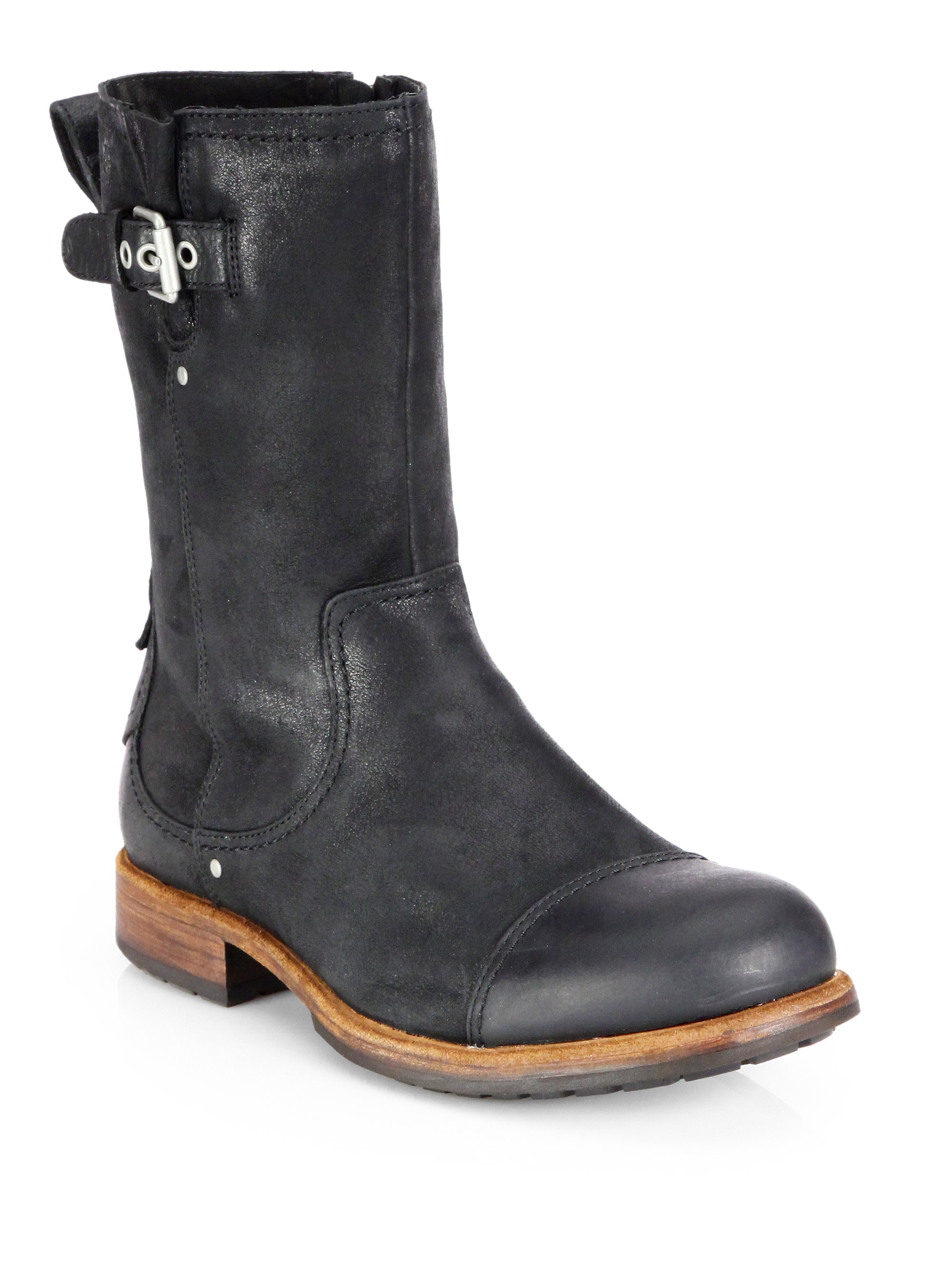 Ugg Kern Sheepskin-Lined Boots in Black for Men | Lyst