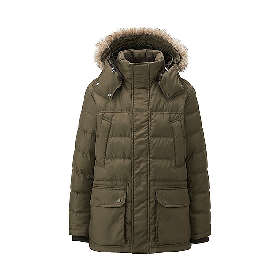 Uniqlo Down Jacket in Green for Men (OLIVE) | Lyst