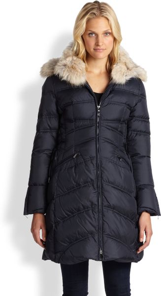 Dawn Levy Long Down Coat in Blue (ABYSS) | Lyst