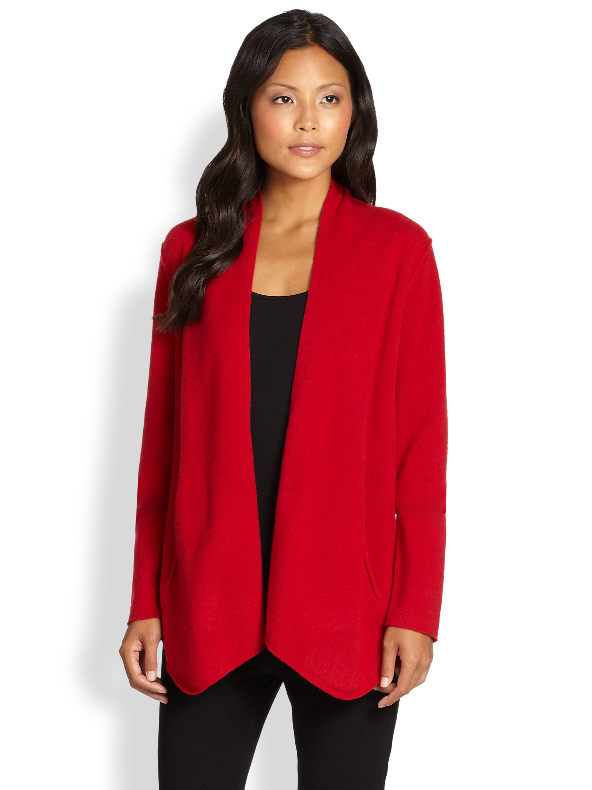 eileen fisher red sweater