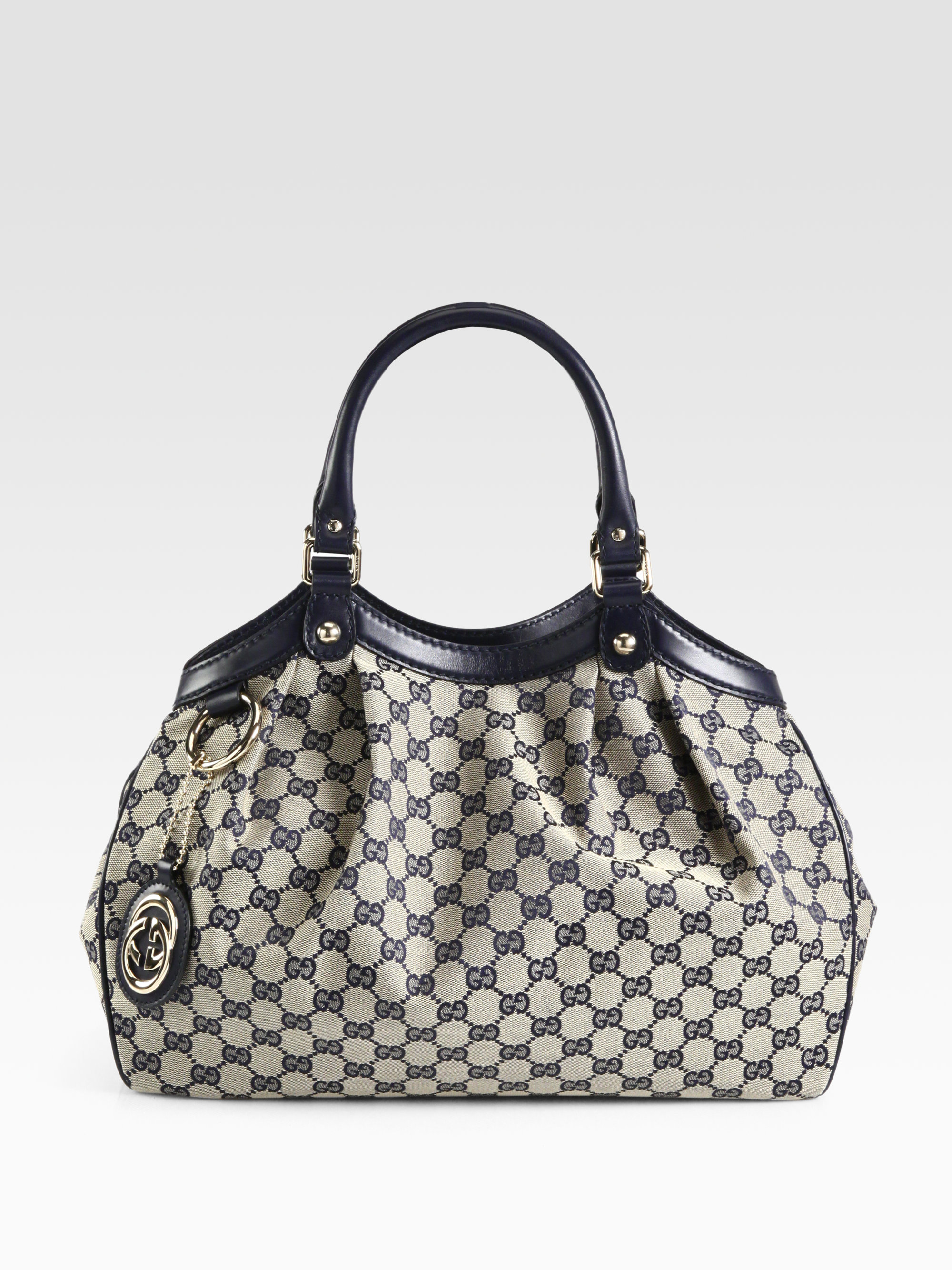 Gucci Sukey Medium Tote in Gray (GREY-BLUE) | Lyst