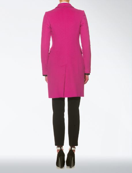 Joseph Wool Panda Coat in Pink (FUSCHIA) | Lyst