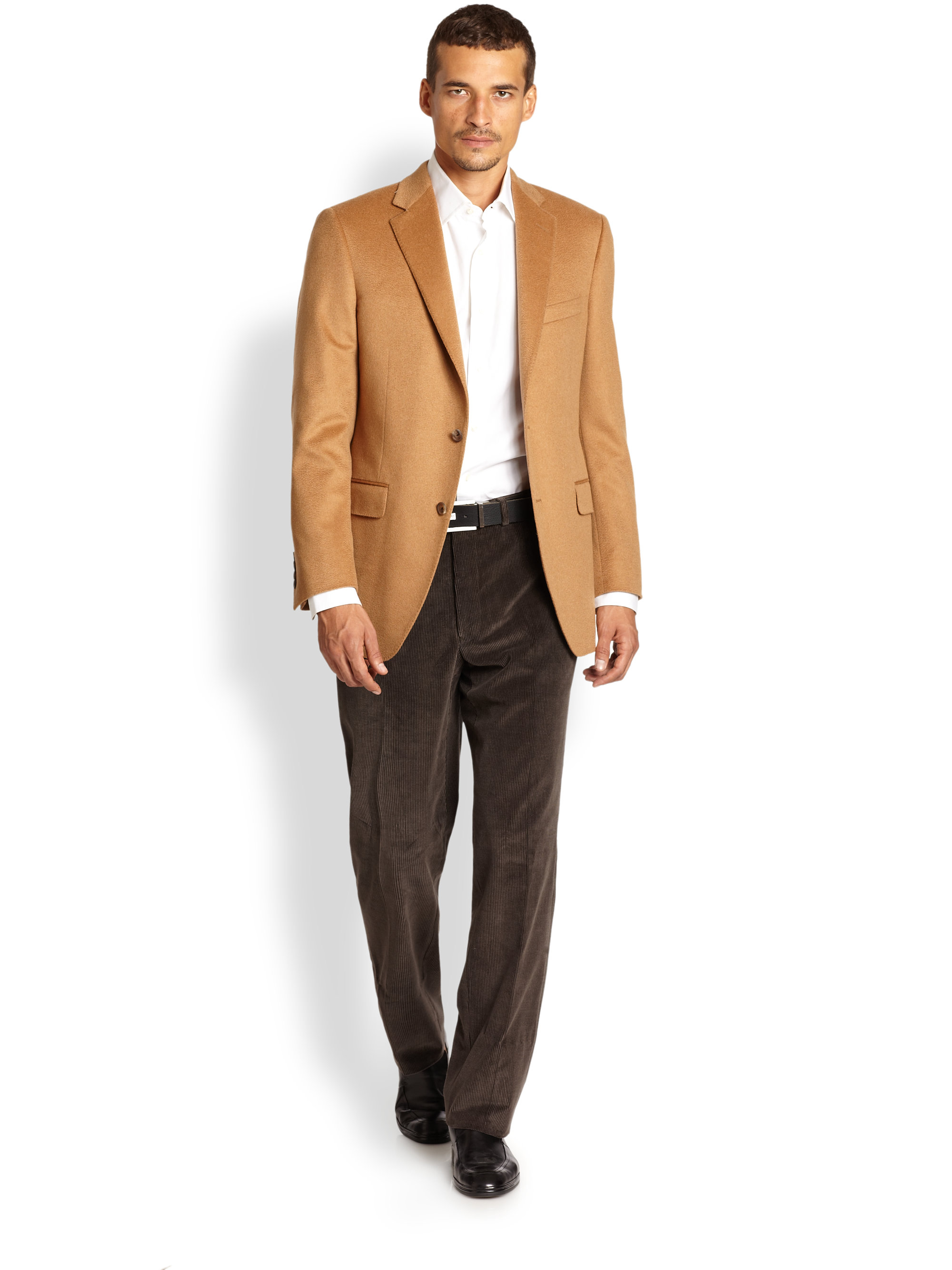 Samuelsohn Vicuna Sportcoat in Brown for Men | Lyst