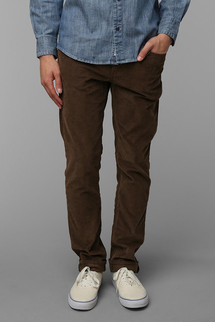Urban outfitters Levis 511 Corduroy Pant in Brown for Men | Lyst