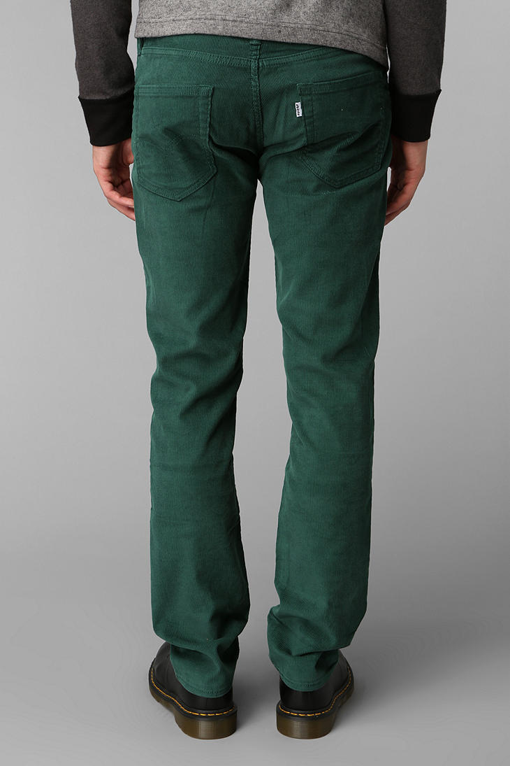 corduroy trousers green