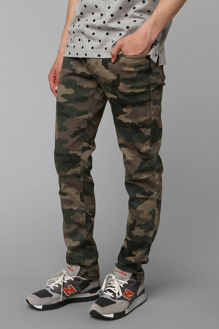 Standard cloth Super Skinny Camo Pant in Green for Men | Lyst