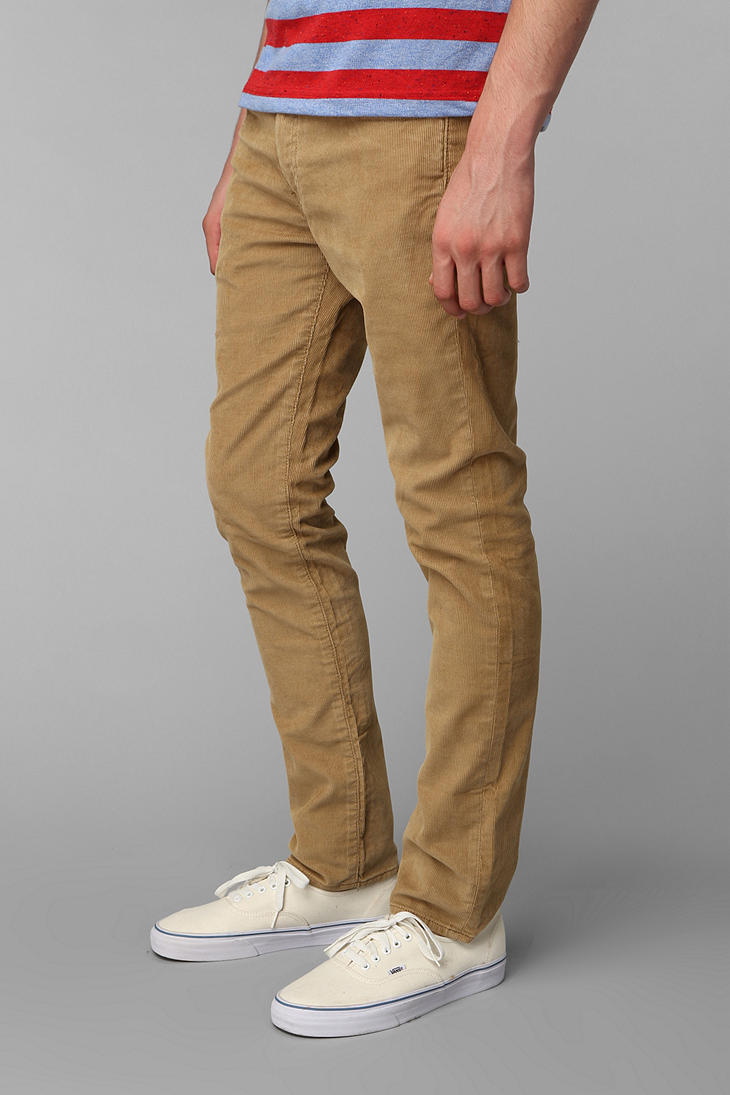 Lyst - Urban Outfitters Levis 511 Corduroy Pant in Natural for Men