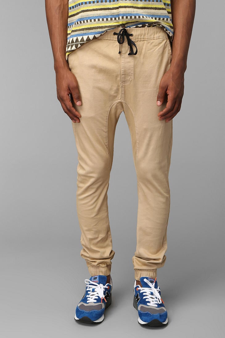 tan jogger sweatpants