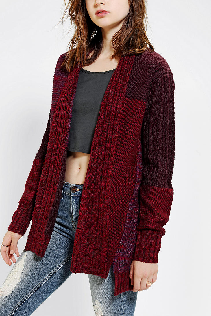 tan duster cardigan