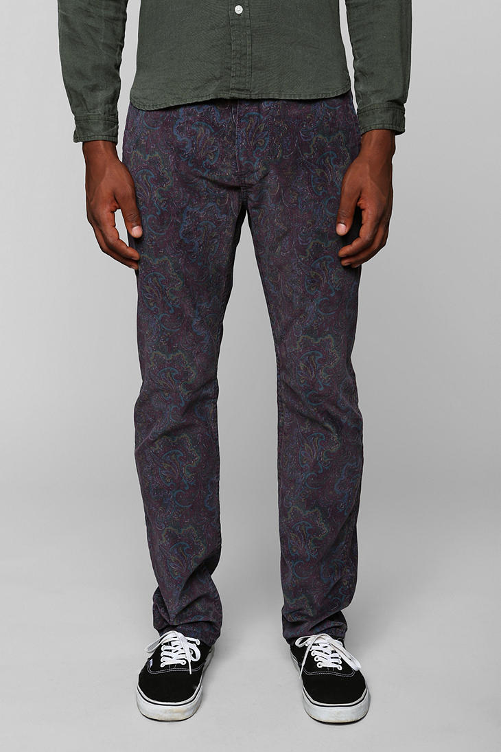 Urban outfitters Dockers Alpha Print Corduroy Pant in Blue for Men Lyst