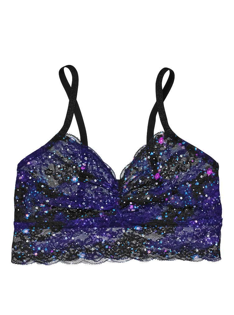 Victoria's Secret Lace Bralette in Blue (bling galaxy) | Lyst