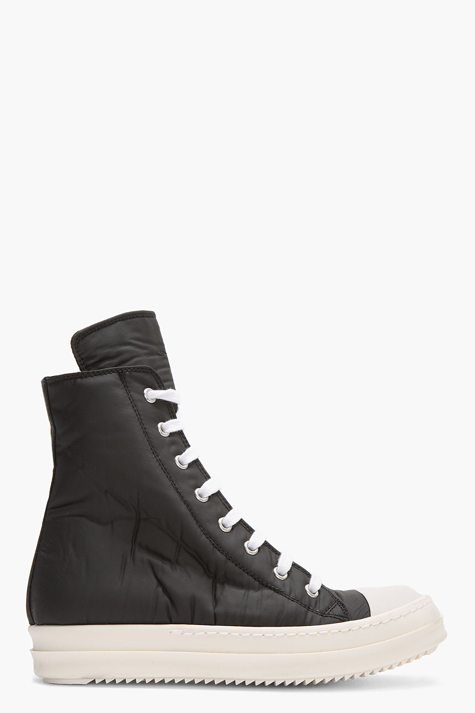 Rick Owens Drkshdw Scarpe Aw16 Hi Top Sneakers Black In Black For Men