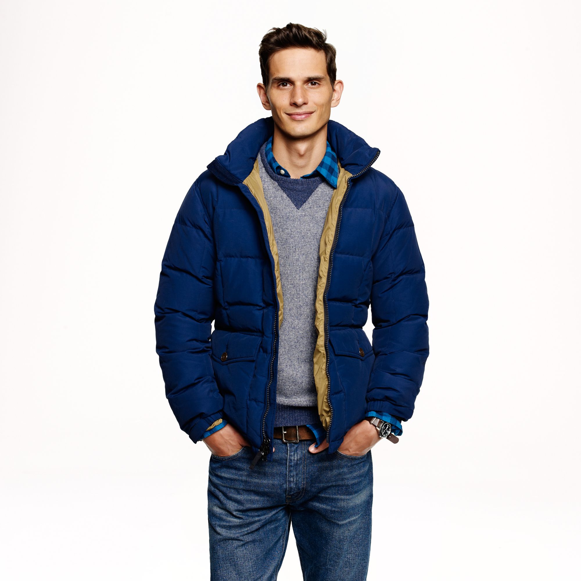 J.Crew Dacota Down Jacket in Blue for Men - Lyst