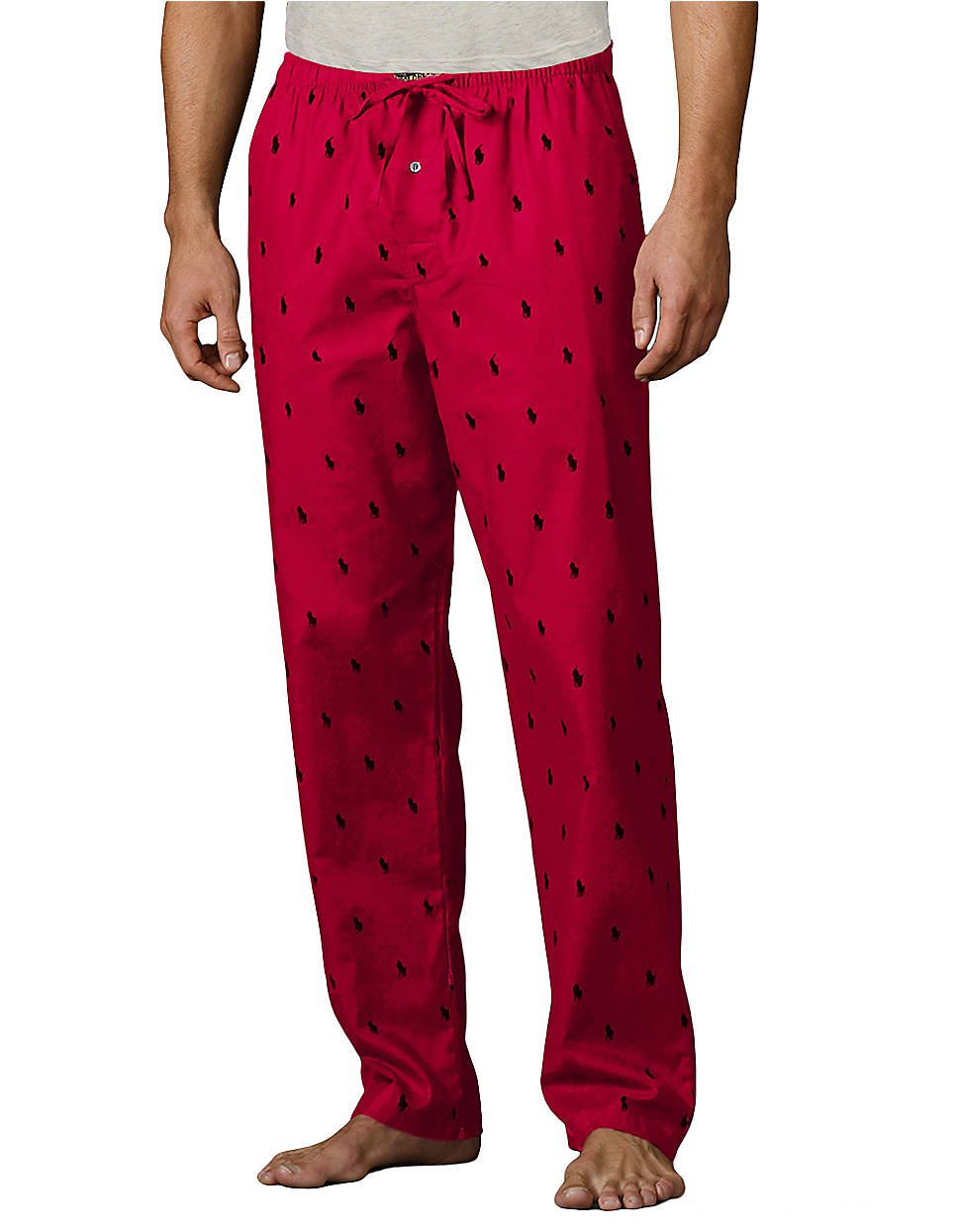 Polo Ralph Lauren Flannel Pajama Pants in Red for Men | Lyst