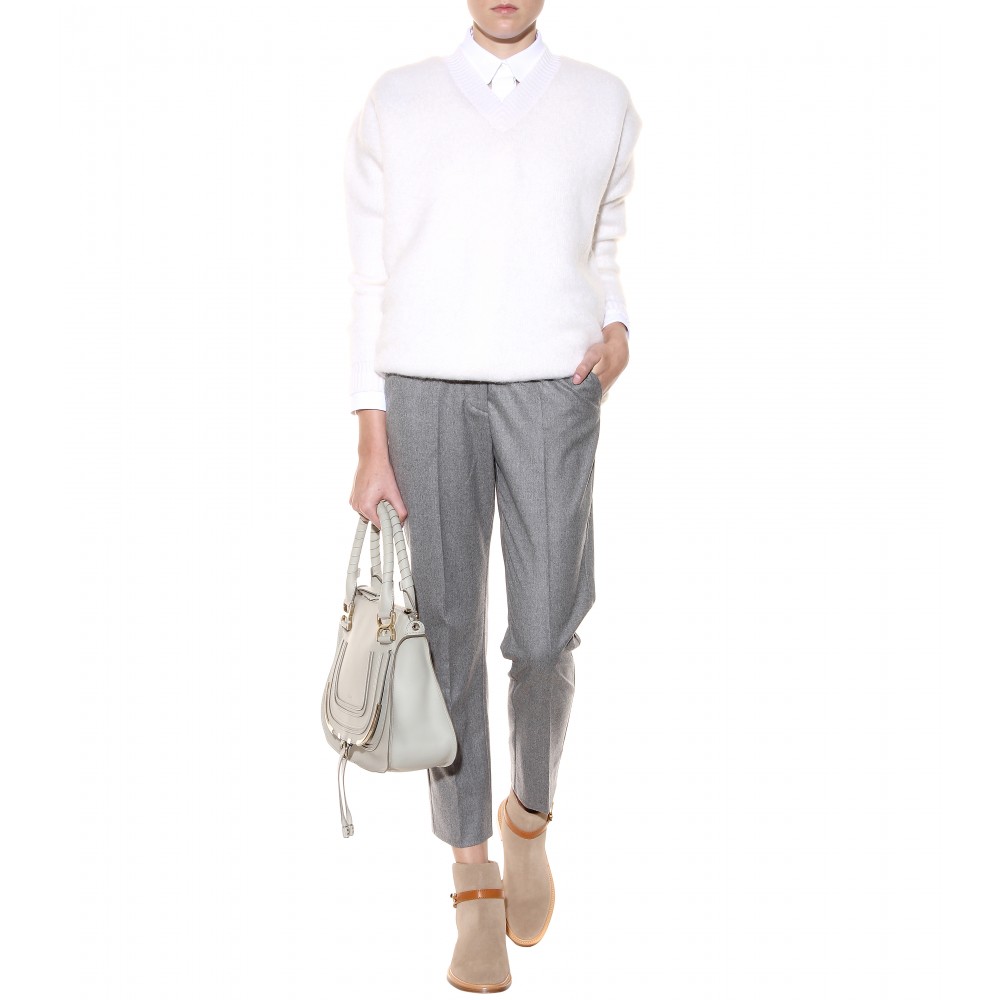 chloe bags replica - Chlo Marcie Medium Leather Tote in Gray (marshmallow grey made in ...