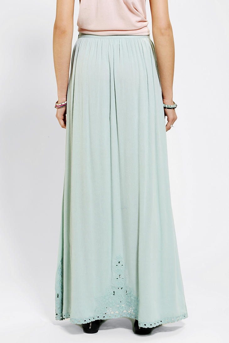 urban outfitters green skirt