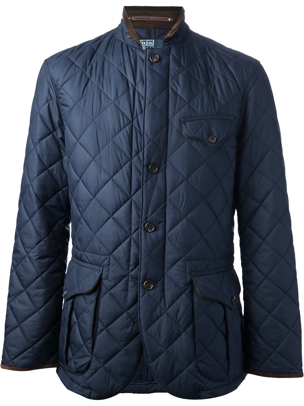 Polo ralph lauren Quilted Jacket in Blue for Men | Lyst