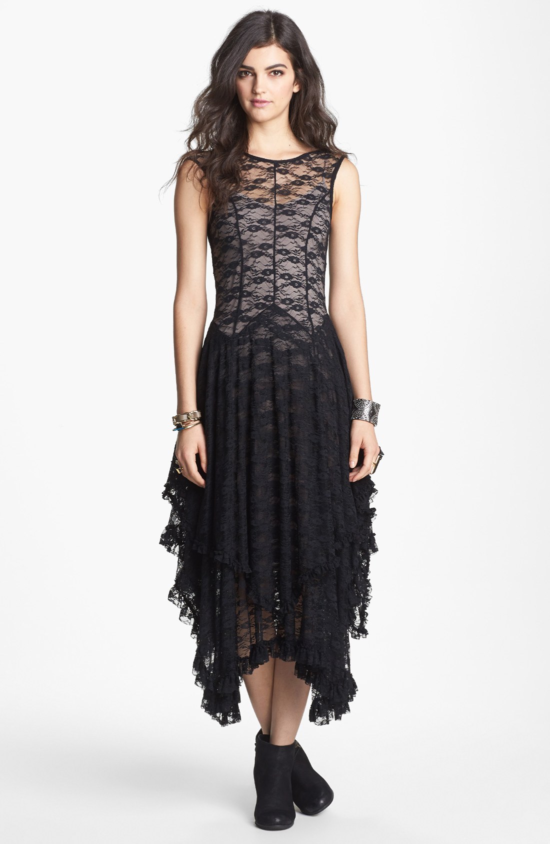 free people lace slip dress