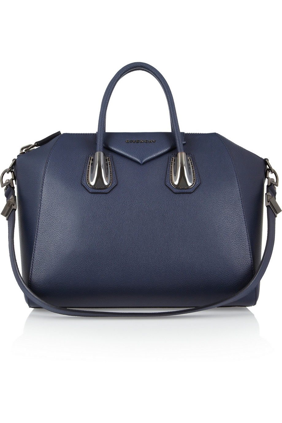 Givenchy Medium Antigona Bag in Navy Leather in Blue | Lyst