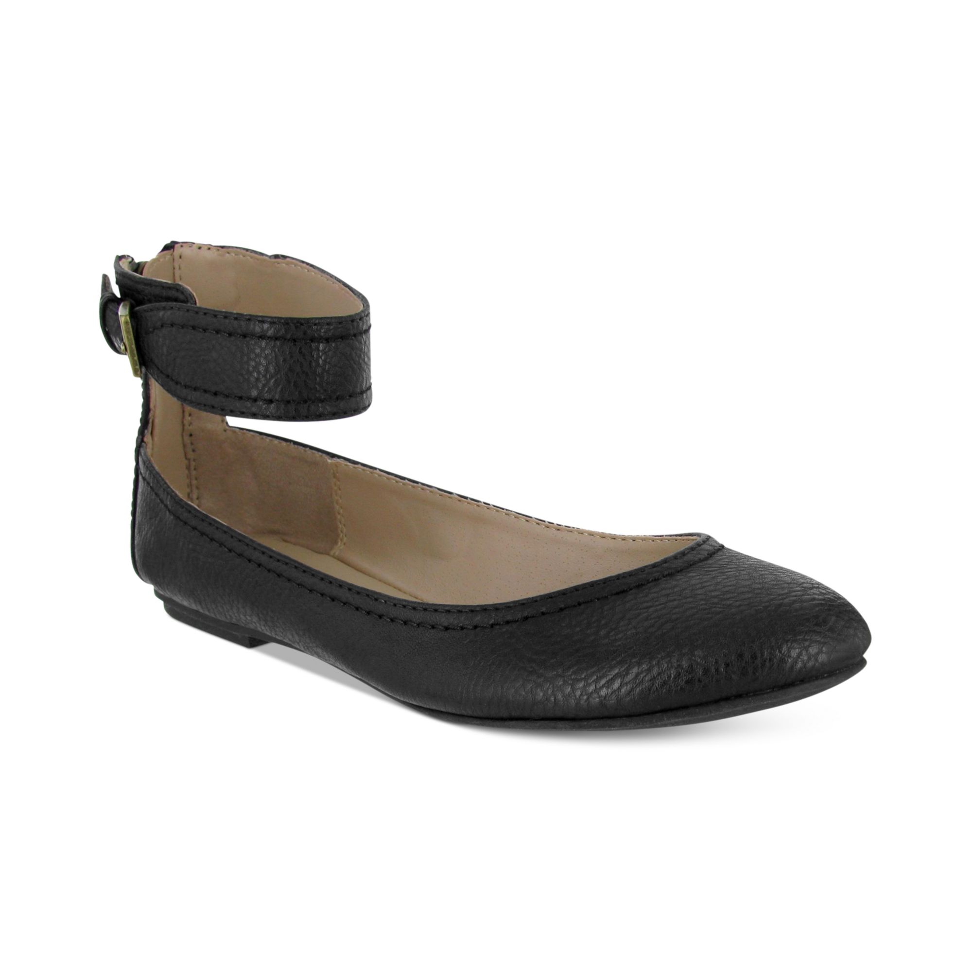 Lyst - Mia Baguettee Ankle Strap Ballet Flats in Black