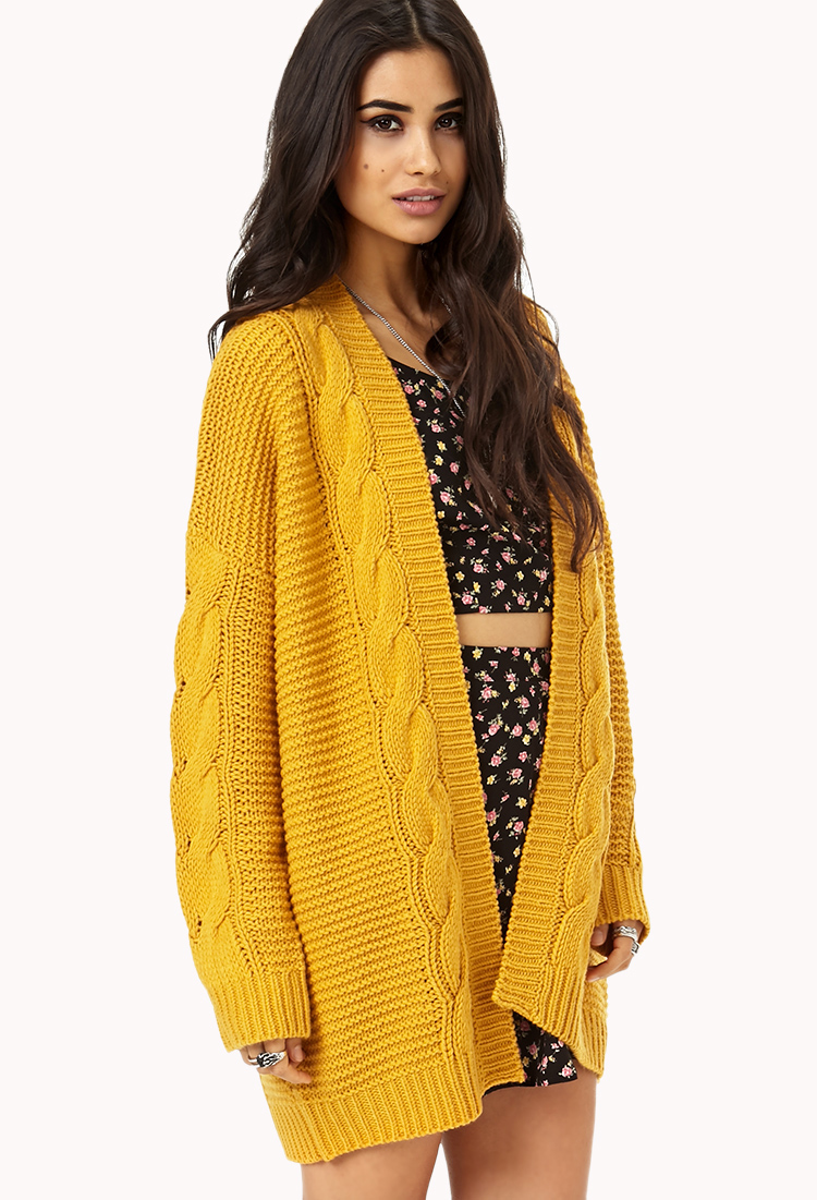 Formal Quinceanera Mustard Yellow Long Cardigan Sweaters Plus Size 