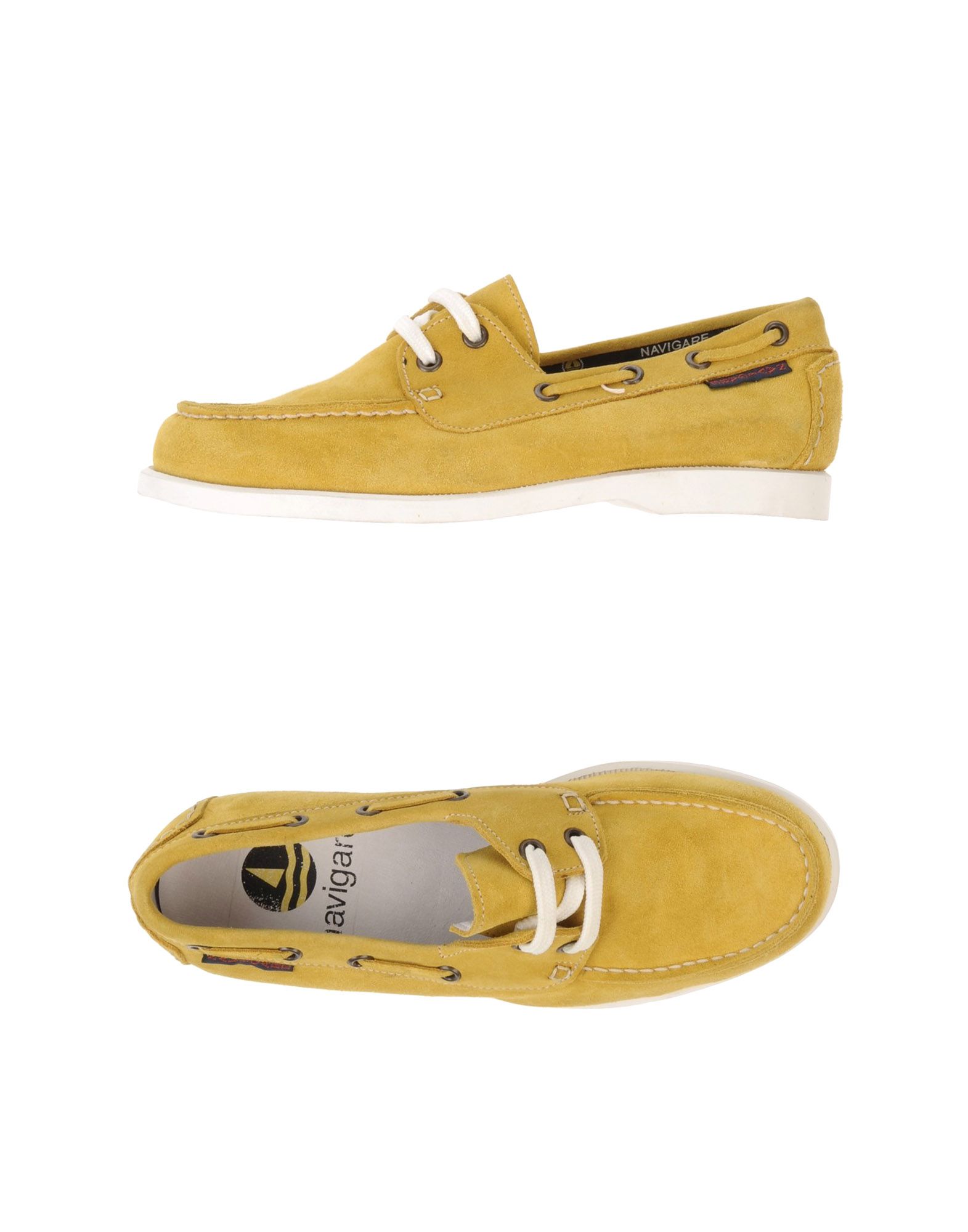 Navigare Moccasins in Yellow | Lyst