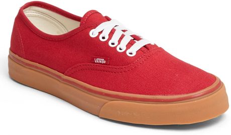 Vans Authentic Sneaker in Red for Men (Chili Pepper) | Lyst