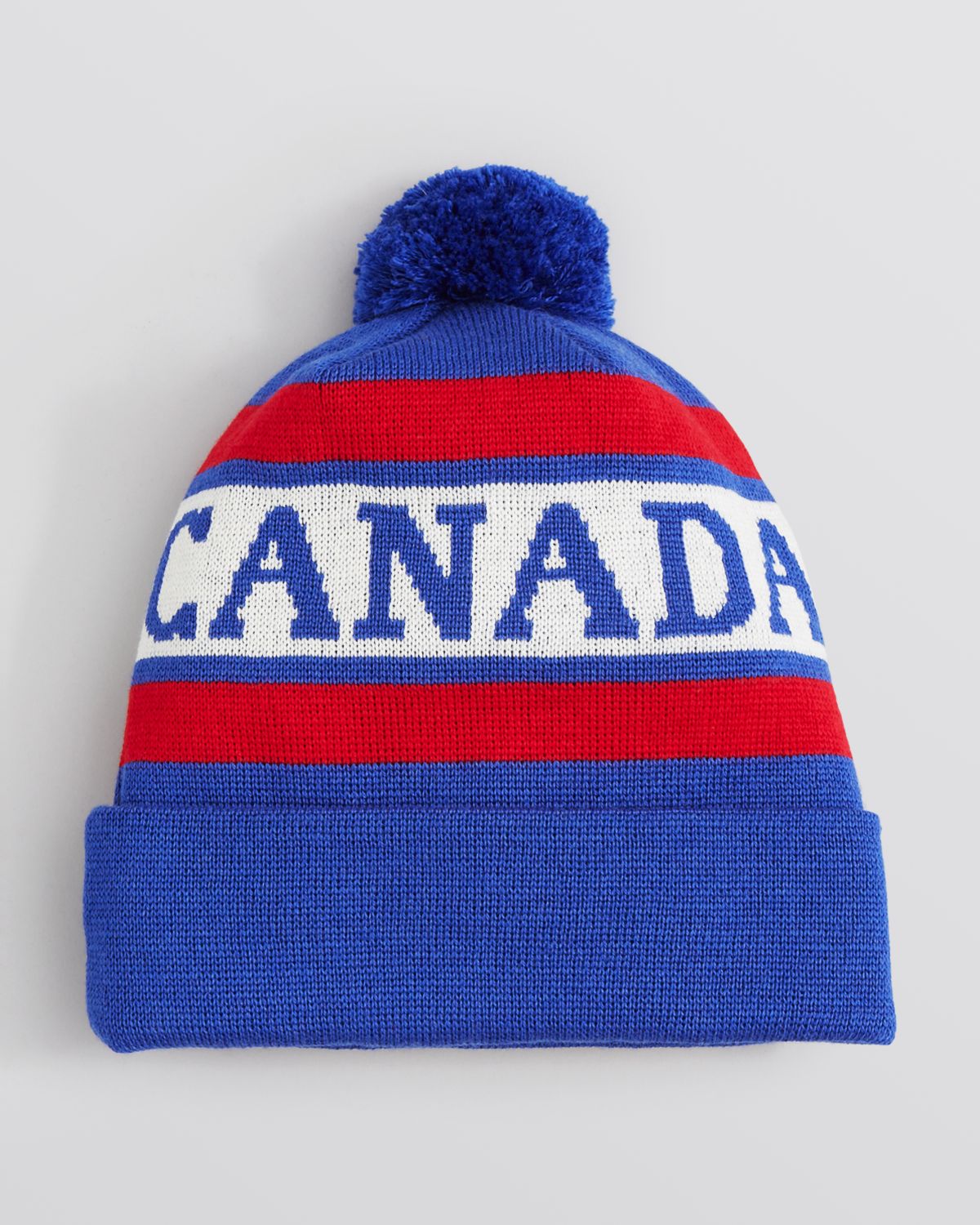 canada goose merino logo pom hat