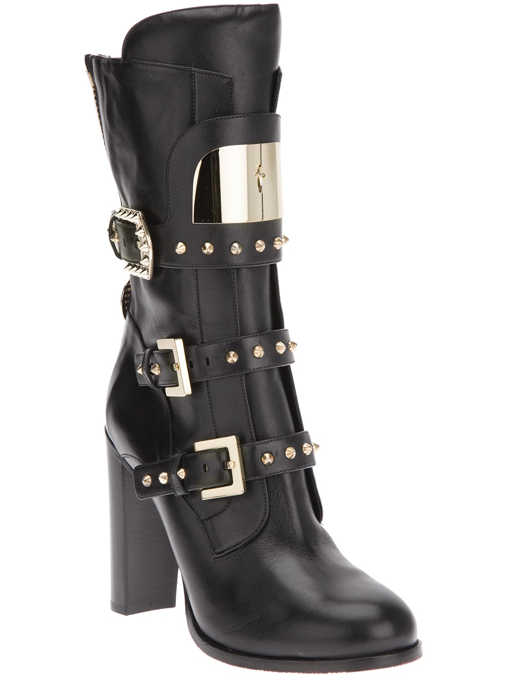 three buckle booties