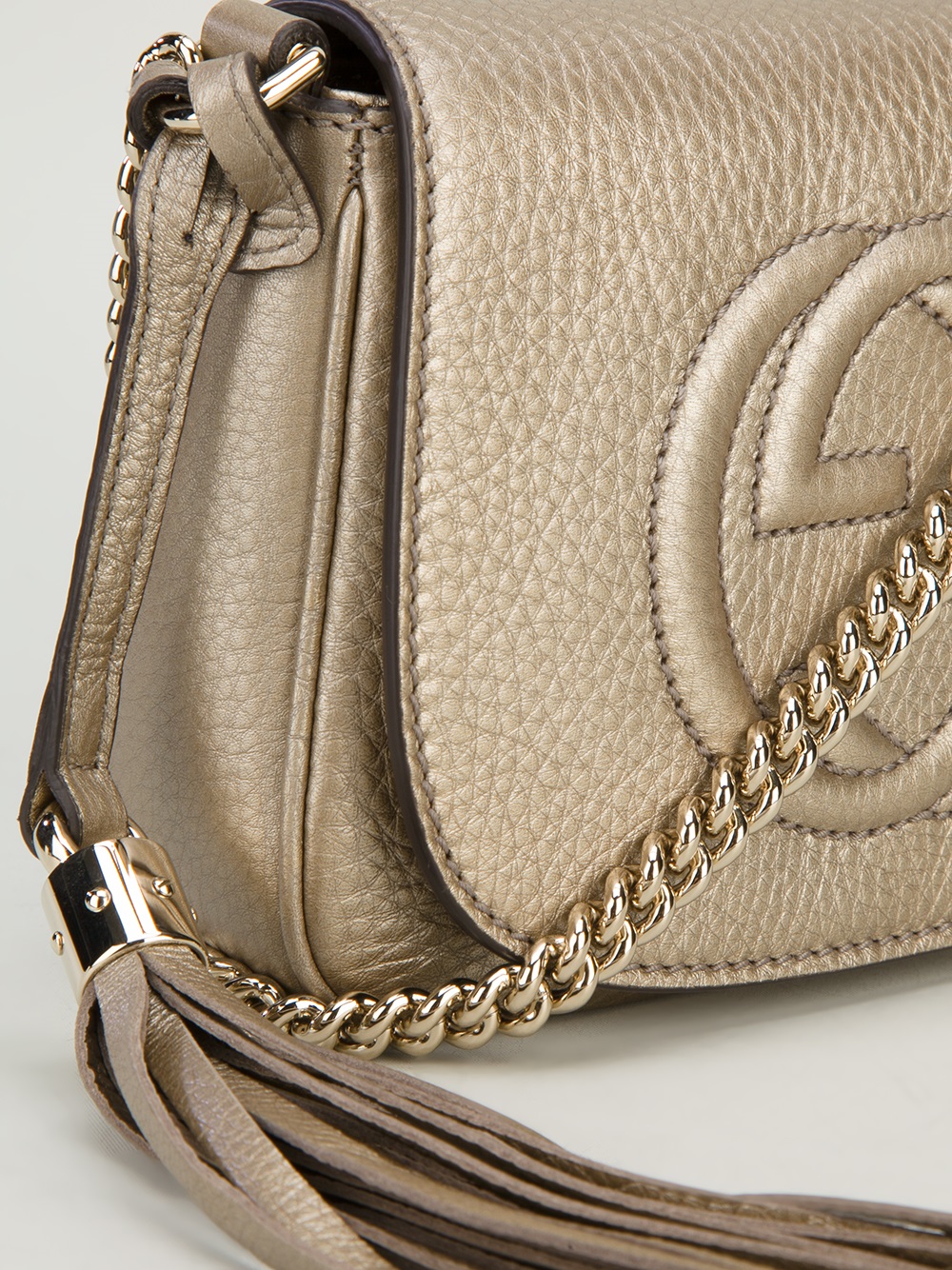 Lyst - Gucci Small Shoulder Bag in Metallic