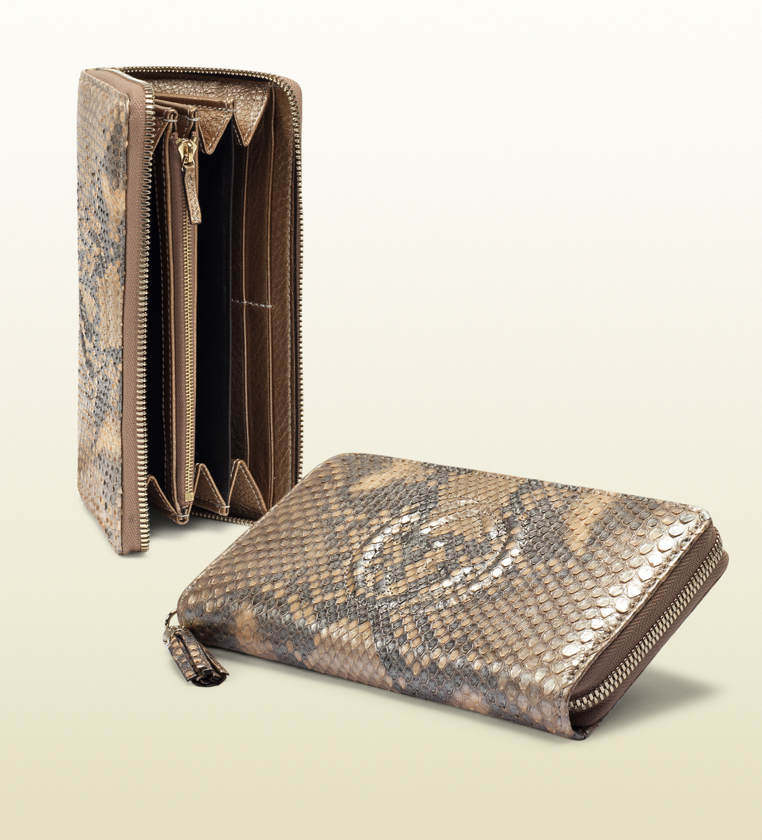 gucci python wallet