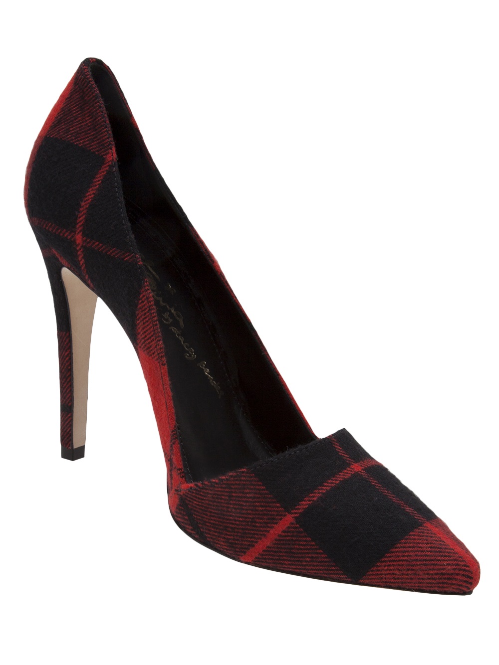 buffalo plaid pumps