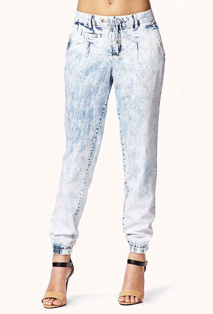 womens joggers blue