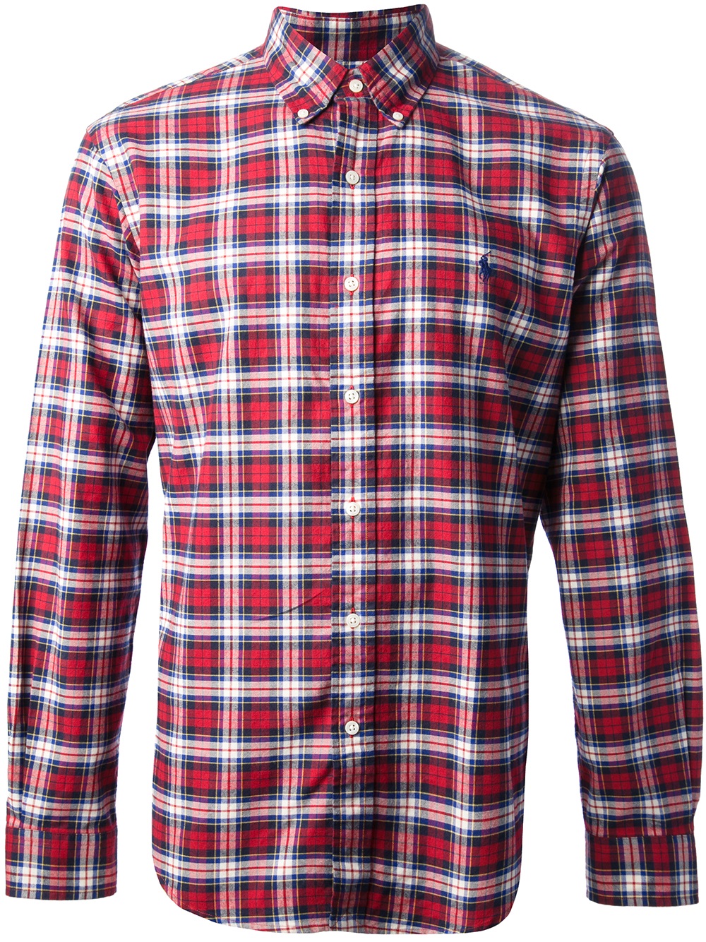 red checked night shirt