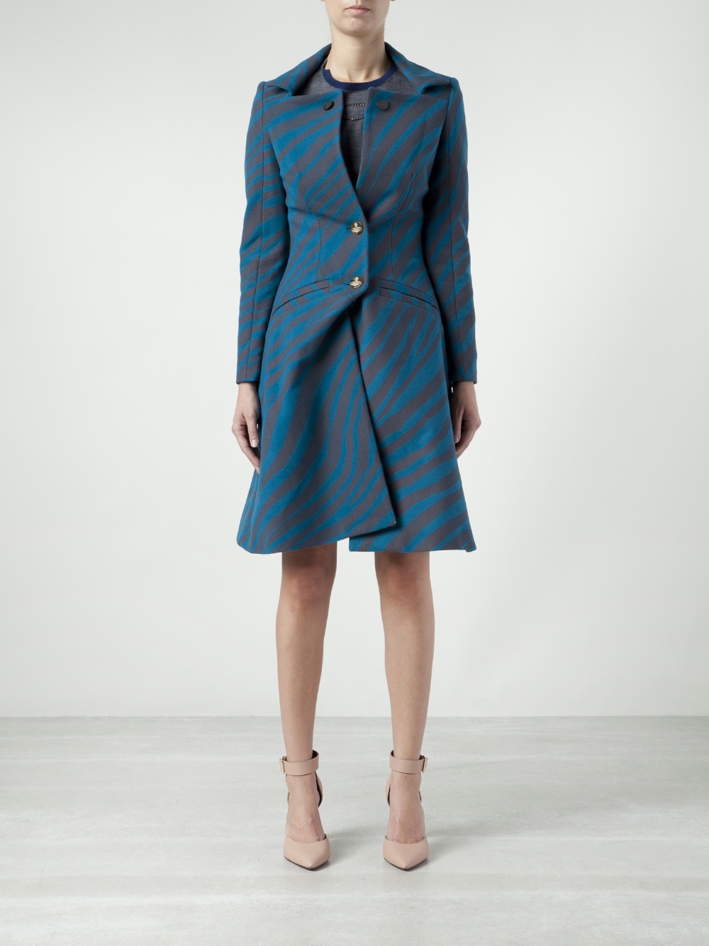 Lyst - Vivienne Westwood Red Label Cappotto Coat in Blue