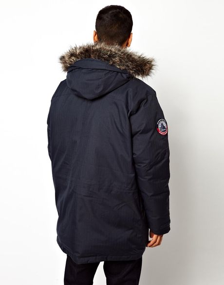 G-star Raw Berghaus Ulvetanna Down Parka in Blue for Men (Navy) | Lyst