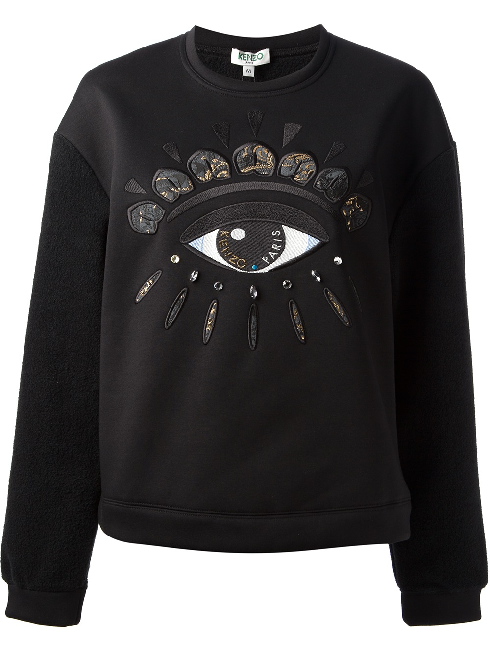 Lyst - KENZO Eye Sweater in Black
