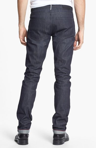 Raleigh Denim Martin Skinny Fit Selvedge Jeans in Blue for Men (Raw) | Lyst