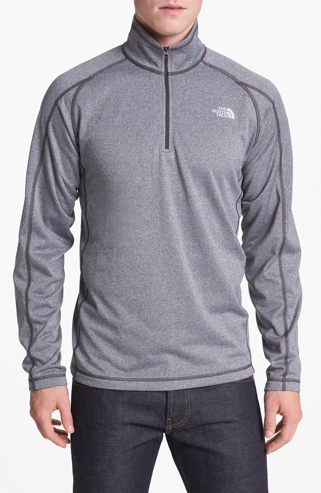 The North Face Paramount Quarter Zip Fleece Pullover in Gray for Men ...