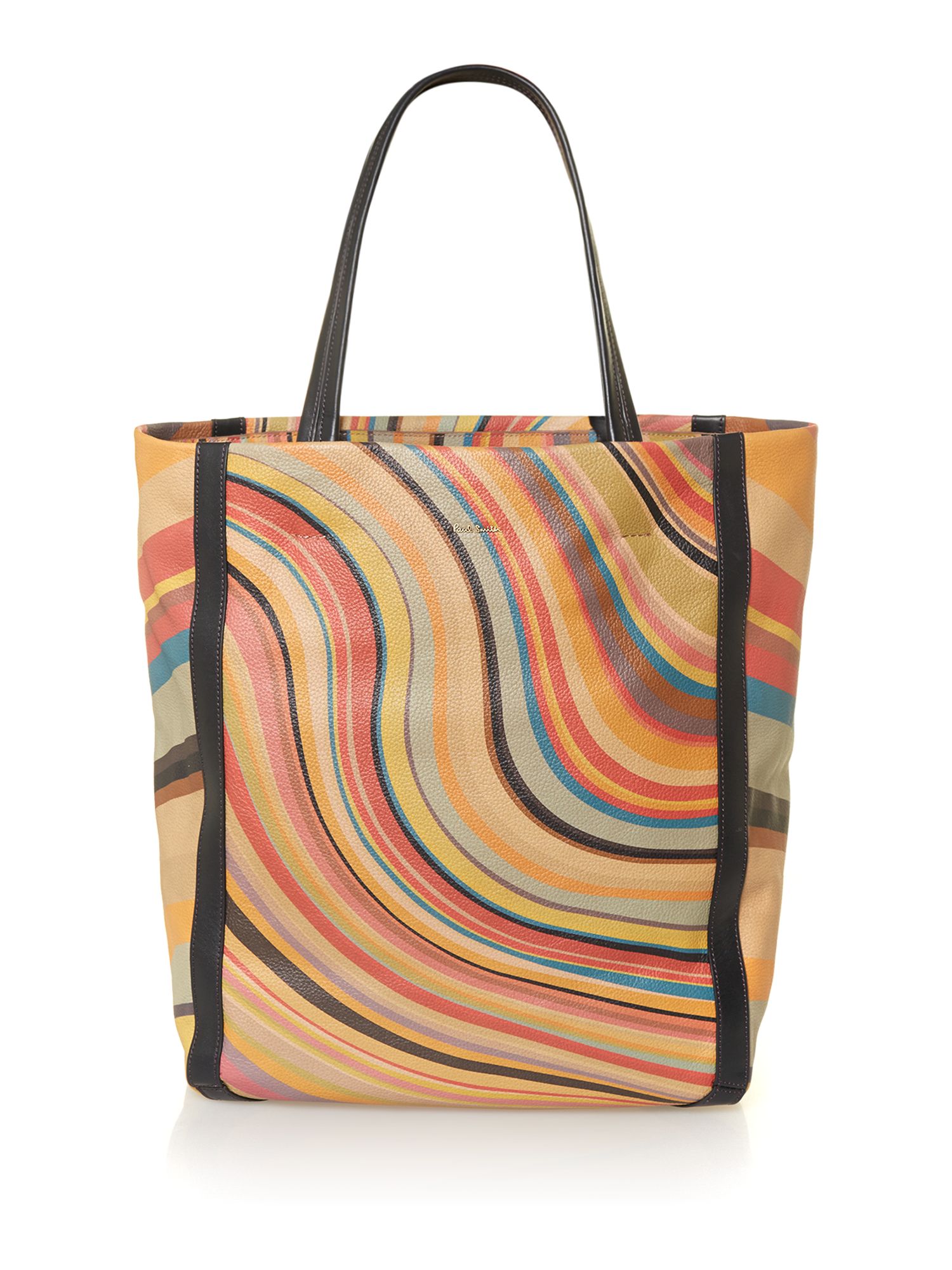 Paul Smith Swirl Print Tote Bag in Beige (Multi-Coloured) | Lyst